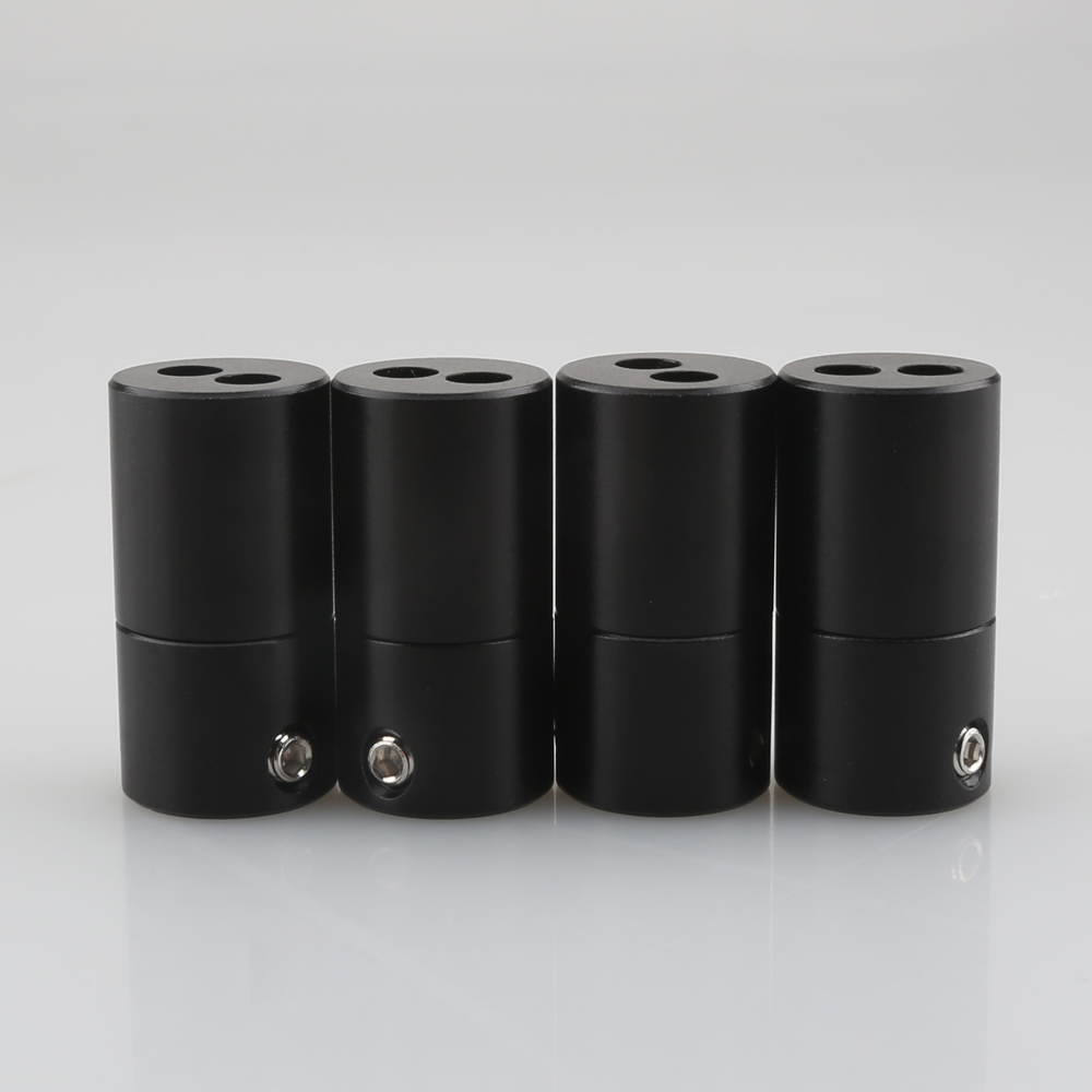 Audio Splitter Y - 4PCS Aluminum Alloy Hi-Fi Speaker Cable