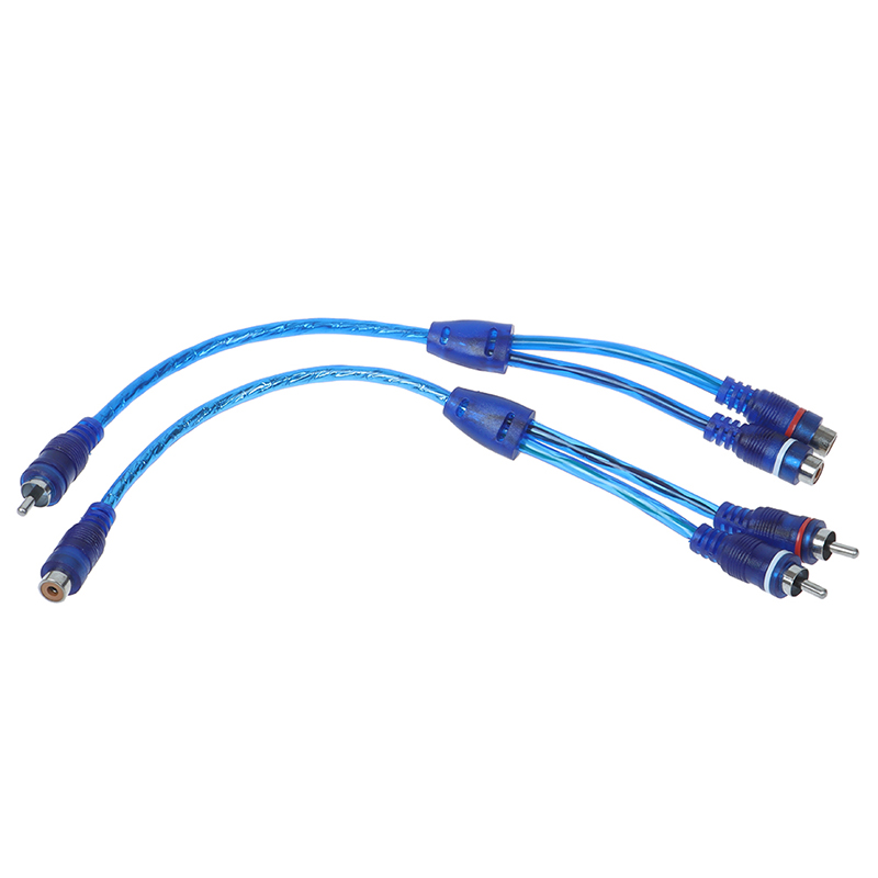 1pcs High Quality Car MP3 Audi - Audio Splitter Y ulasan dan harga