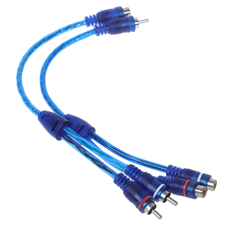 1pcs High Quality Car MP3 Audi - Audio Splitter Y ulasan dan harga