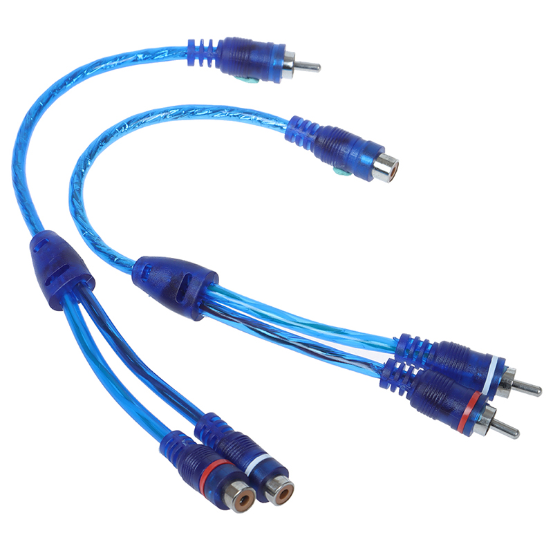 1pcs High Quality Car MP3 Audi - Audio Splitter Y ulasan dan harga