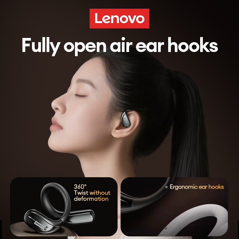 Lenovo LE505 OWS Wireless Earp - Sports Earphone Hook ulasan dan harga