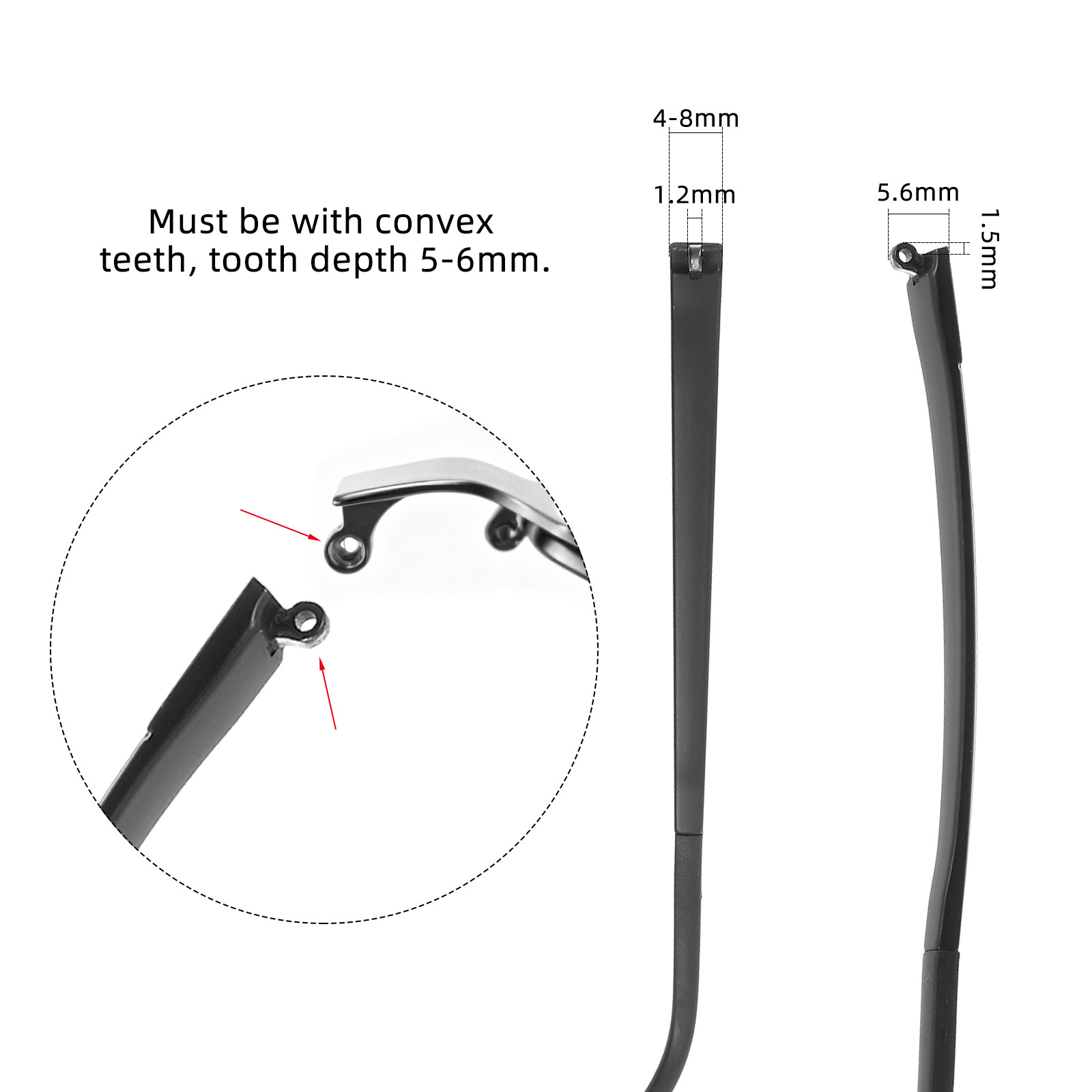 Universal Eyeglass Temple End  - Silicone Ear Tip Replacement ulasan dan harga