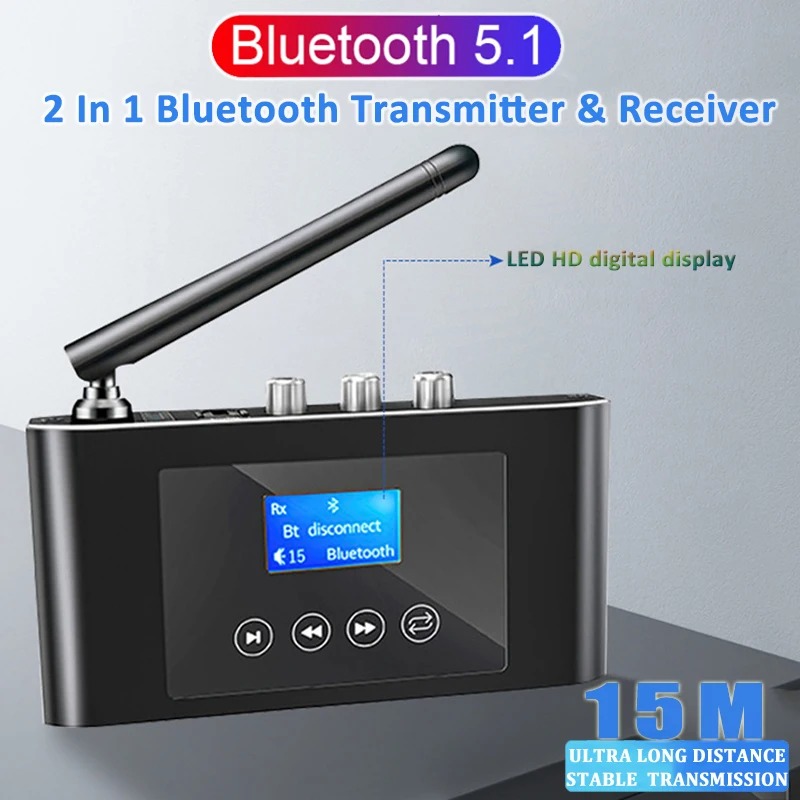 2 in 1 Long Range Bluetooth 5. - Bluetooth Adapter Receiver ulasan dan harga