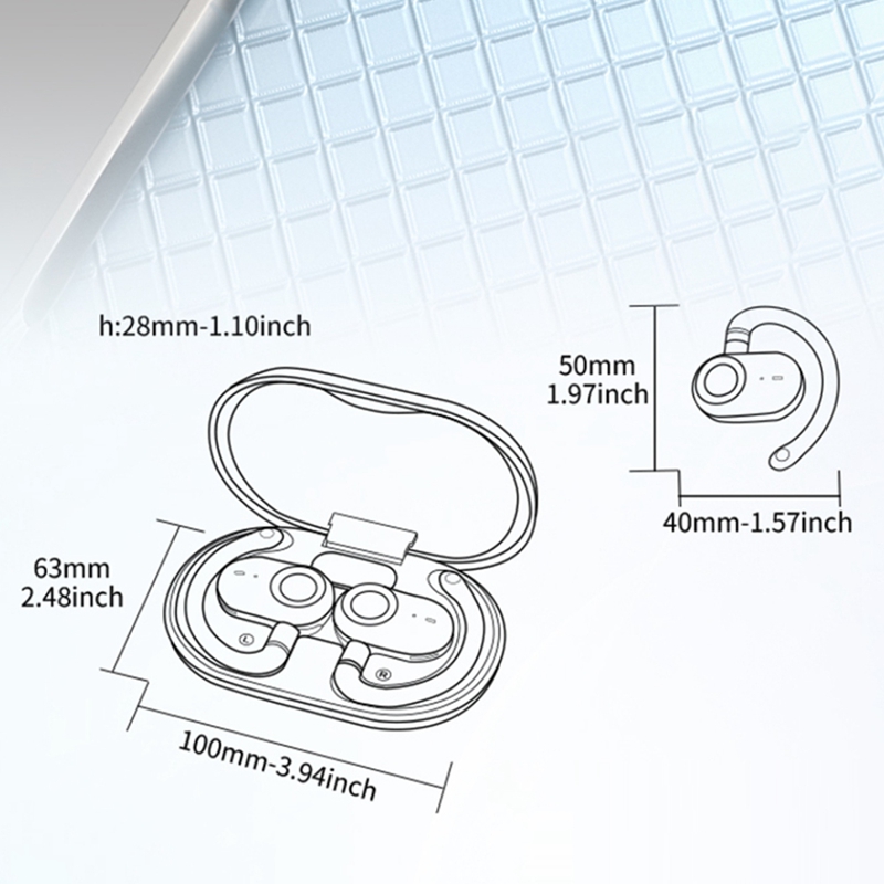 JM18 Ear-Hook Translation Earp - Sports Earphone Hook ulasan dan harga